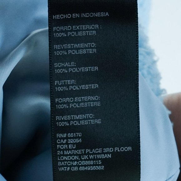 Urban Outfitters Light Blue Sherpa Hoodie - Picture 5 of 6